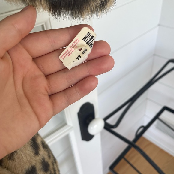 Saks Fifth Avenue Cheetah Print Coat - Picture 5 of 5